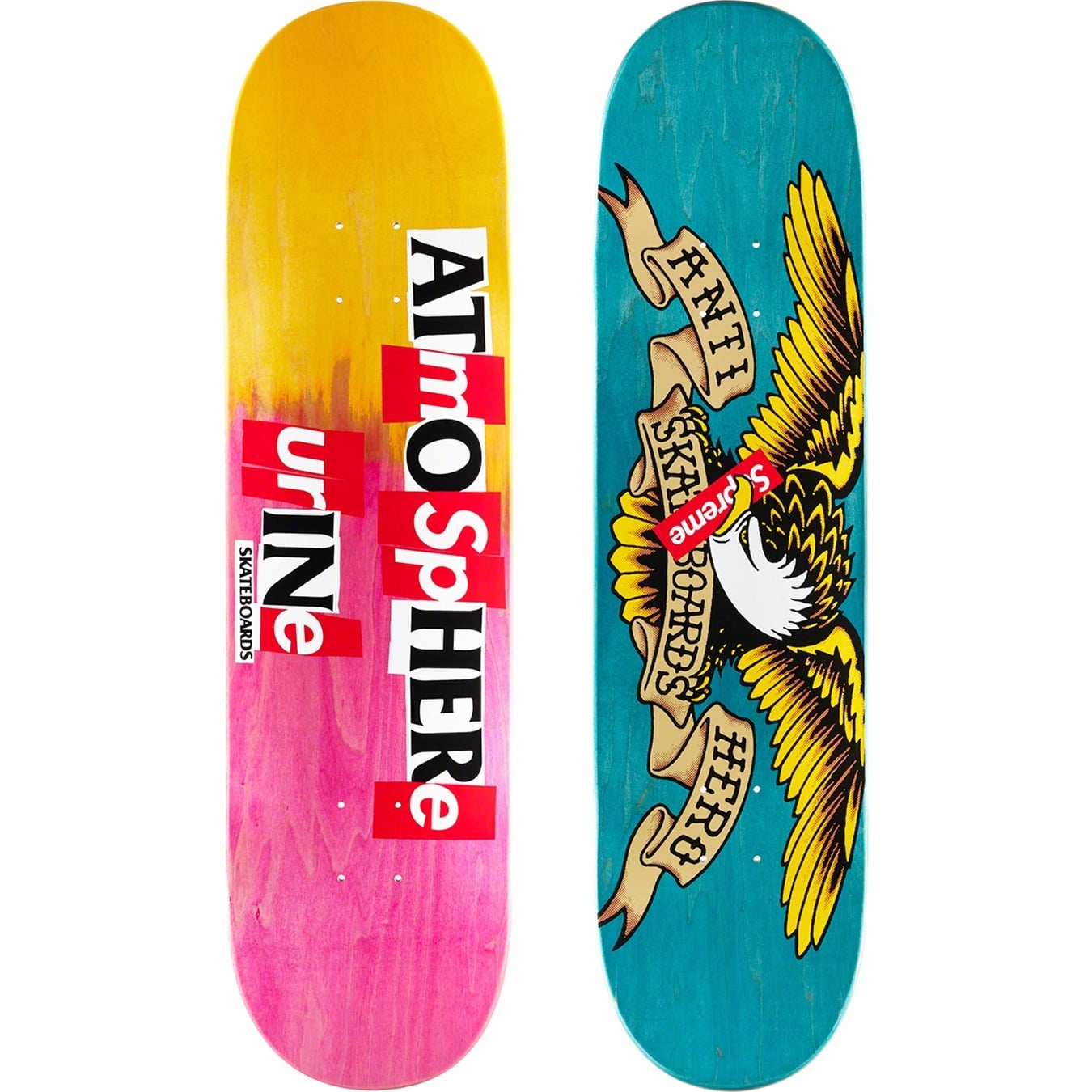 Supreme®/ANTIHERO® Skateboard view 3